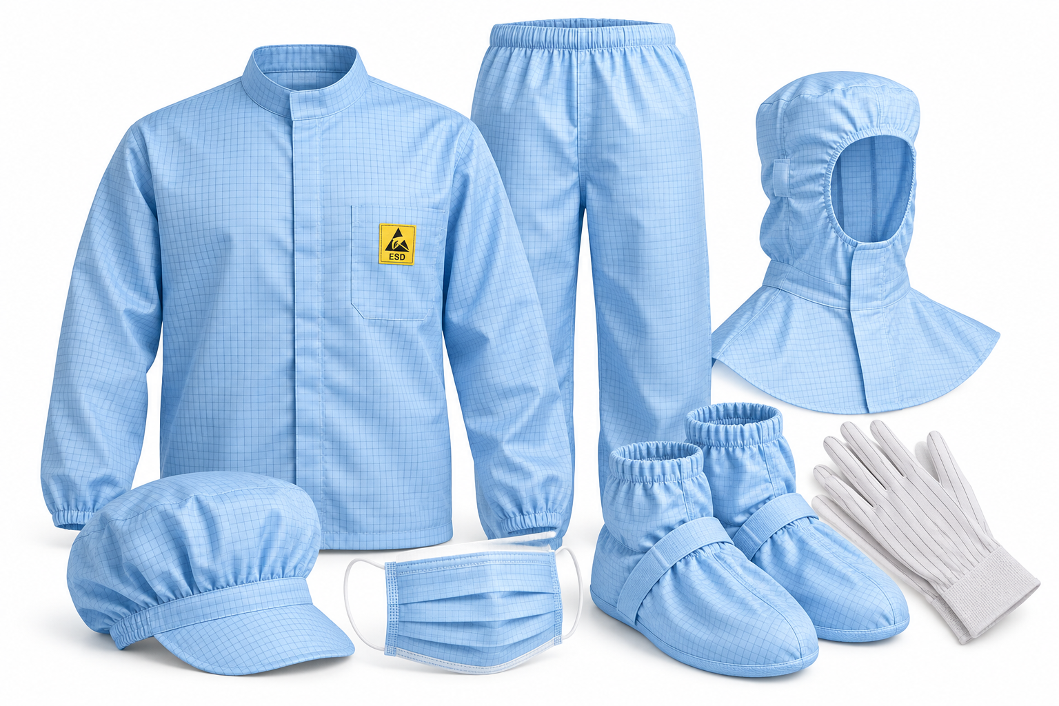 ESD & Anti-Static Cleanroom Apparel Manufacturers and Supplier in India